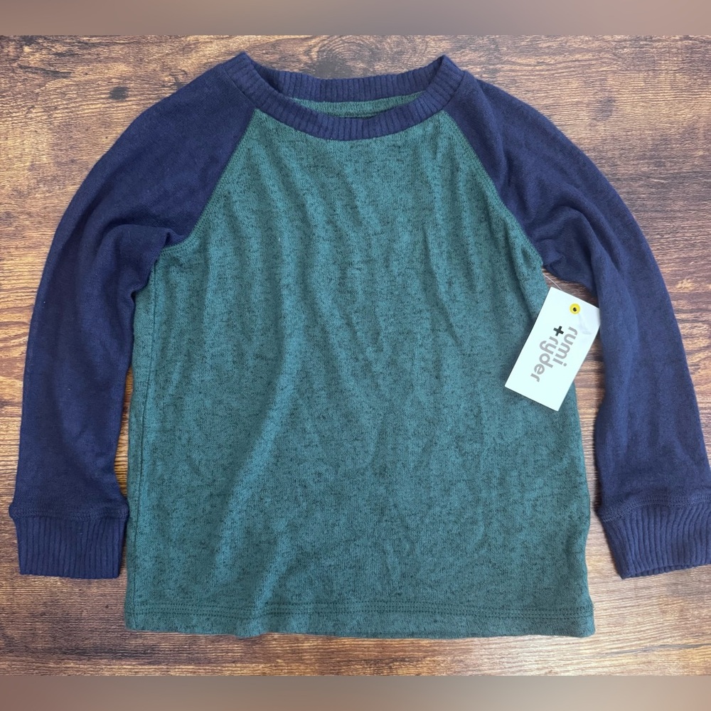 Rumi & Ryder Color Block Long Sleeve Shirt Size 2T NWT